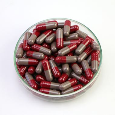 深灰红胶囊